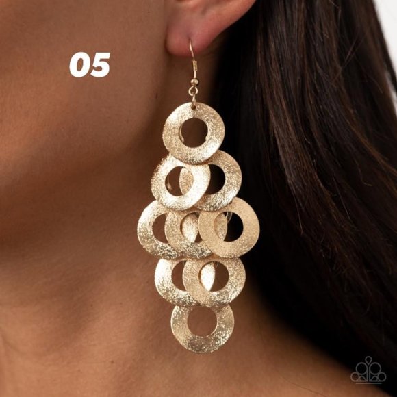 paparazzi Jewelry - Paparazzi Earrings Gold